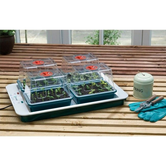 Garland electric propagator with heating - 4 trays Garland 59x41x20cm ...