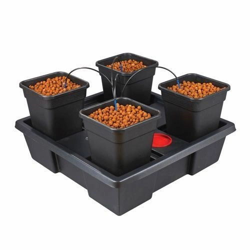 WILMA Small 4 x 11L hydroponic system 60x60xh20cm