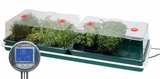 Garland electric propagator with heating - Jumbo Variable Temperature Control Electric Propagator