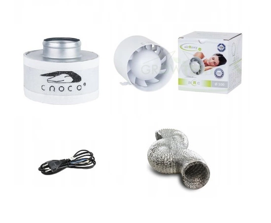 Quiet 100mm 103m3/h Ventilation Kit