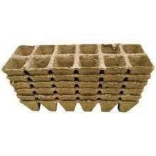 Peat pots Jiffy Pot for seedlings - 6x6x6cm 10pc tray (12 pots)