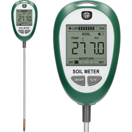 Bioogród - Electronic substrate tester 4 in 1 soil pH meter (H, humidity, temperature and light)