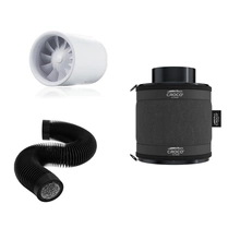 Vents Quietline DUO 125 mm / 145-197 m3/h + Croco carbon filter / Ventilation Kit