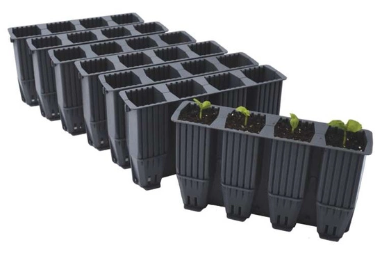 Garland 28 Cell Deep Root Plant Cells for seedlings | 4x4x12cm per 1 cell