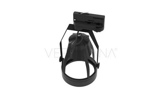 VERTICANA® Rail Holder | BLACK | Light bulb holder 