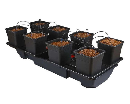 WILMA XL WIDE hydroponic system 8 x 18L - 190x90xh20cm