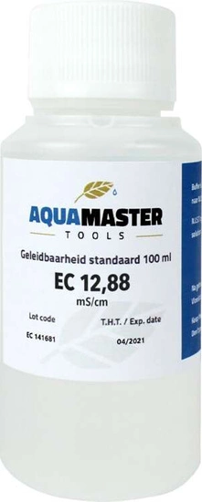 Aqua Master Tools - EC Calibration Solution 12.88 mS/cm 100ml 