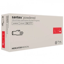 Santex® powdered - powdered gloves size L 100pcs (50 pairs)