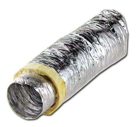 125mm Ventilation duct insulated 5 "10m