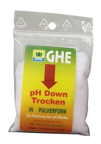 GHE Terra Aquatica pH down powder 25g- pH regulator