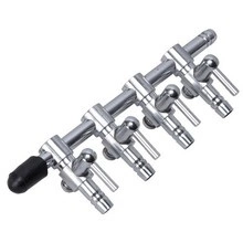 BOYU Metal Air Splitter with 4 valves - for air pumps 4/6mm