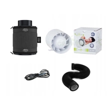 Ventilation Kit Quiet 100mm 103m3/h - odor neutralization