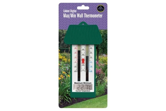 Garland Lidded Digital Max/Min Wall Thermometer W1015