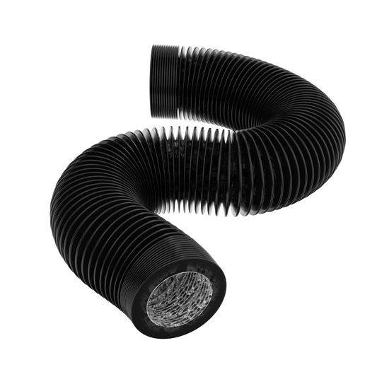 Croco Duct 125mm 2m - black 4 layer light-tite duct