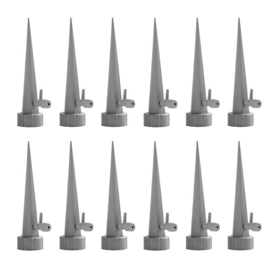 Herbgarden Bottle Watering Drippers Grey - Auto drip system 12pcs