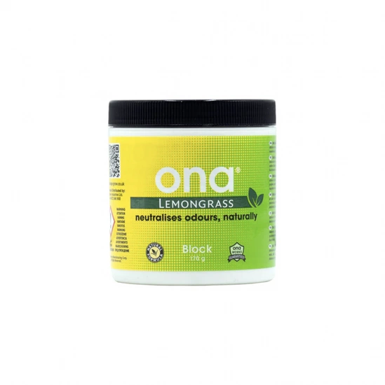 ONA Block Lemon Grass 170g  - a lemon grass odor neutralizer