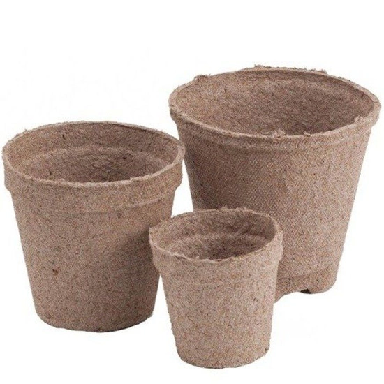 Peat round pots Jiffy Pot for seedlings - 840 pcs, 10x9 cm Full carton