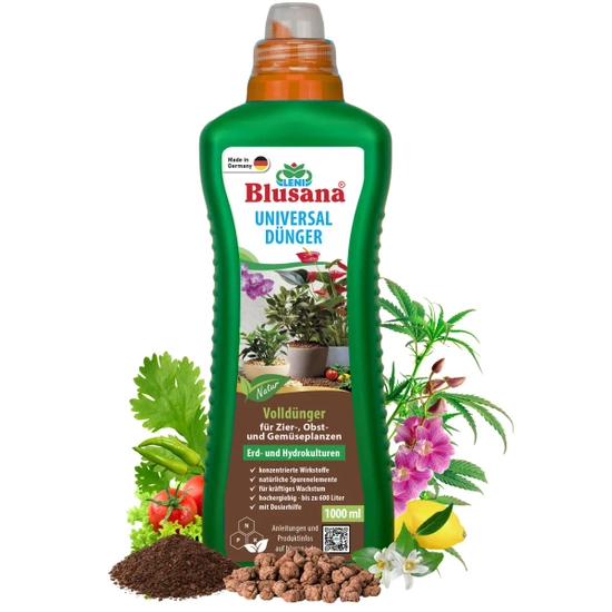 Blusana Universal Liquid Fertilizer 250ml - perfect for ornamental plants, fruits, and vegetables