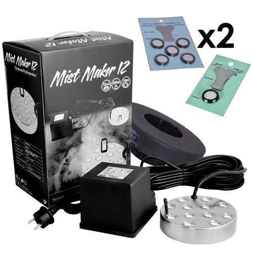 Neptune Hydroponics air humidifier kit Mist maker 5000ml/h + float 12 membranes