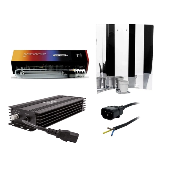 Complete hps set 600W - ELECTRONIC BALLAST LUMII + GIB Lighting Flower Spectrum Pro + Reflector + Cables