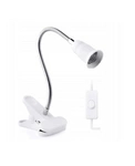 E27 socket lamp with clip, switch and 1.3m cable 