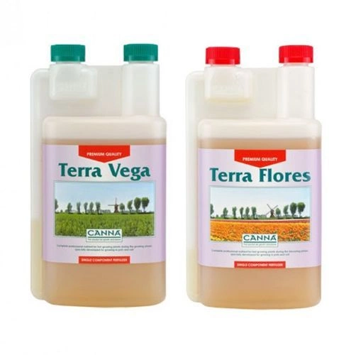 Canna Terra Vega Terra Flores Fertilizer Set 2x 500ml