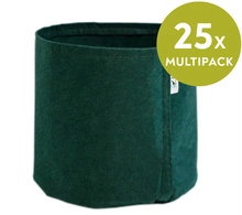 Multipack Root Pouch fabric pot 25,5x21,5cm 12L green 25 units