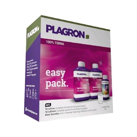 Plagron Easy Pack 100% TERRA - set of nutrients /up to 1m2