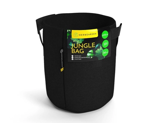 Herbgarden Jungle Bag Round 3,8L - fabric pot 16x16x20cm