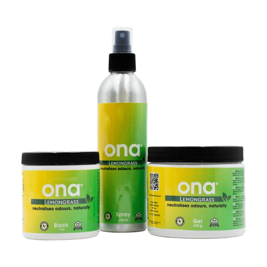 ONA Spray Lemon Grass 250ml - a lemon grass odor neutralizer