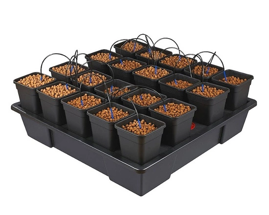 WILMA XXL hydroponic system 20 x 6L - 115x115xh20cm