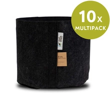 Multipack Root Pouch fabric pot 28x26cm 16L black 10 units