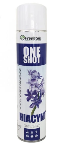 Freshtek ONE SHOT Hyacinth Spray 600ml - odour neutralizer