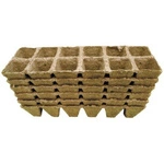 Peat pots Jiffy Pot for seedlings - 6x6x6cm 1pc tray (12 pots)