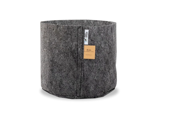 Growbag Root Pouch charcoal fabric pot 28x26cm 16L grey