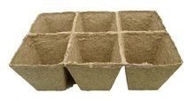 Peat pots Jiffy Pot tray for seedlings - 8x8x8cm | 207pcs full carton