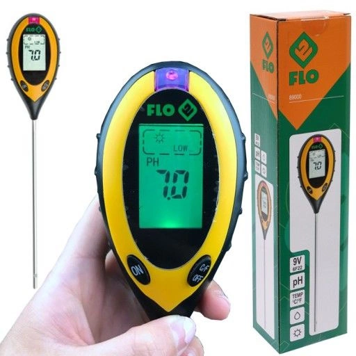 Electronic substrate tester 4in1 FLO soil pH meter